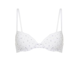 Sujetador push-up de pointelle