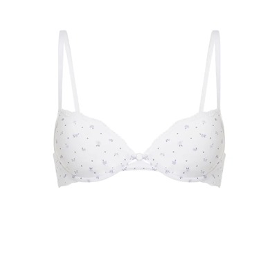Sujetador push-up de pointelle
