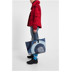 Chaqueta acolchada cuello tortuga