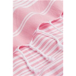 Mulberry Katya Peştemal %100 Pamuk Banyo Havlusu Pembe