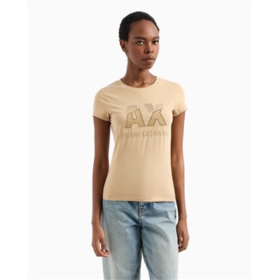 SLIM FIT T-SHIRT IN STRETCH COTTON JERSEY