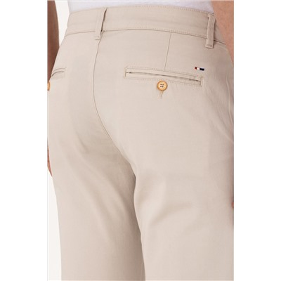 Erkek Bej Kanvas / Chino Pantolon