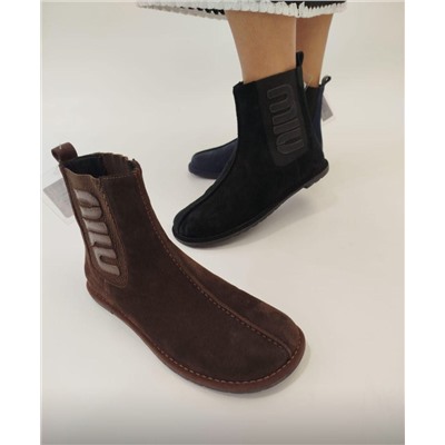 Ботинки коричневые