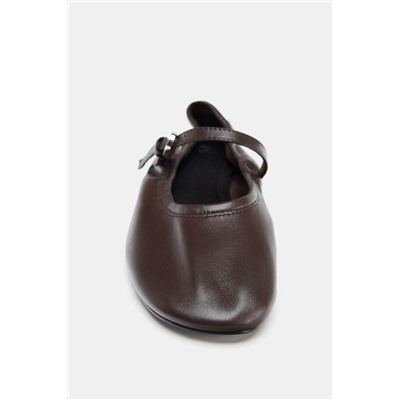 SOFT LEATHER BALLET FLATS