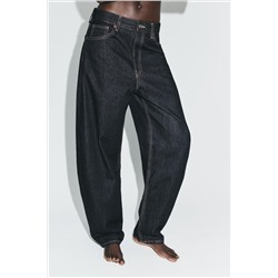 TRF BARREL HIGH-WAIST JEANS