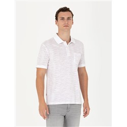 Ekru Regular Fit Polo Yaka Tişört