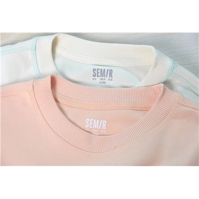 Женская повседневная толстовка с круглым вырезом