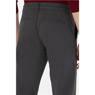 Erkek Antrasit Kanvas Pantolon