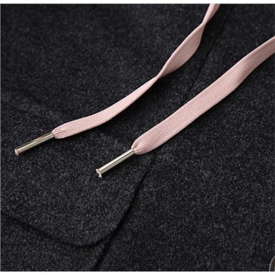 Женское теплое зимнее длинное хлопковое пальто с капюшоном в клетку