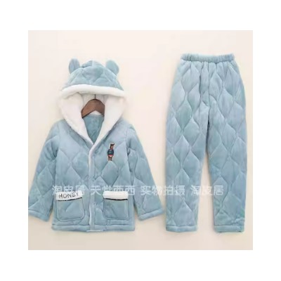 Утепленная флисовая пижама