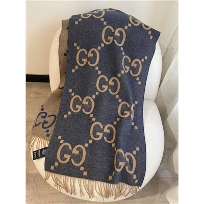 Двусторонний кашемировый шарф   GUCC*I