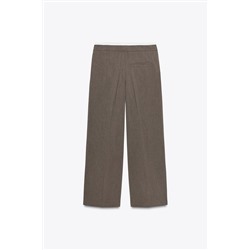 WIDE-LEG TROUSERS WITH DOUBLE WAISTBAND