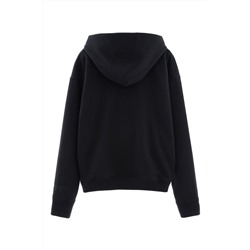 Sudadera con capucha Negro
