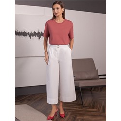 Свободная футболка из премиального хлопка с эластаном