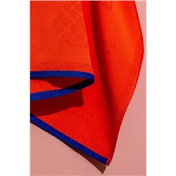 Sorle %100 Pamuk Plaj Havlusu - Turuncu - 70x150 cm
