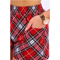 Шорты женские в клетку ш-1