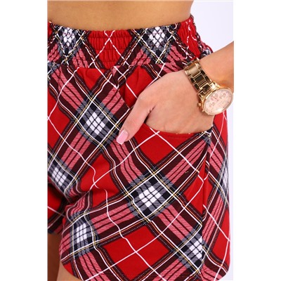 Шорты женские в клетку ш-1