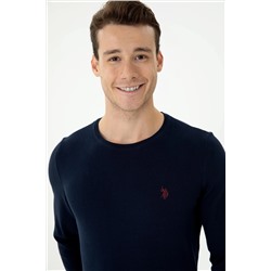 Erkek Lacivert Basic Kazak