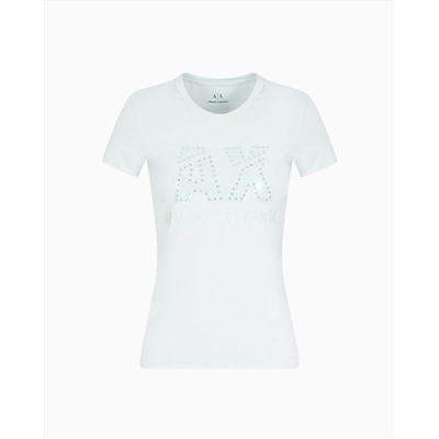 SLIM FIT T-SHIRT IN STRETCH COTTON JERSEY