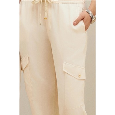 Kadın Krem Pantolon