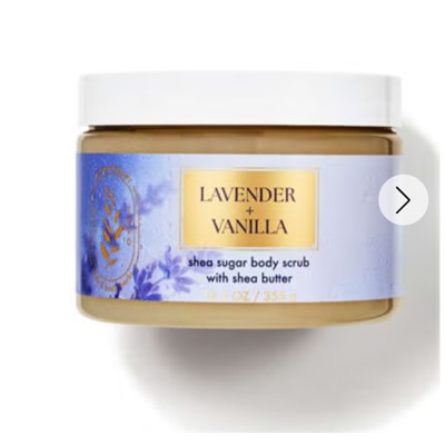Lavender Vanilla Shea Sugar Body Scrub