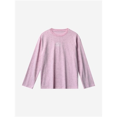 Женский лонгслив со стразами  МО*КО