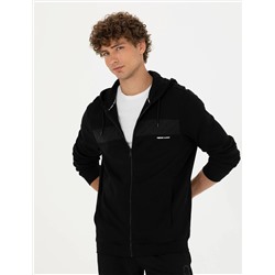 Siyah Regular Fit Hırka