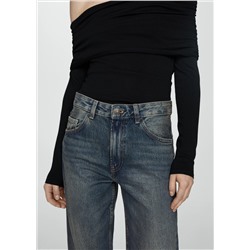 Jeans rectos tiro medio