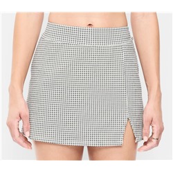 High-Waisted Matte Swim Skirt