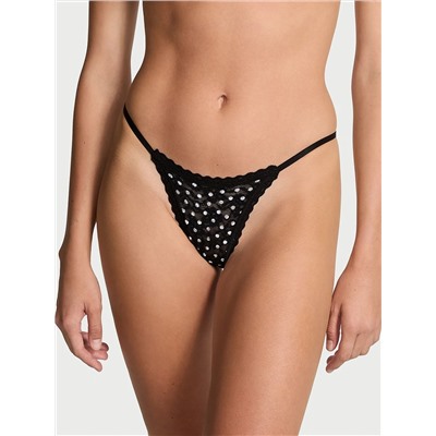 The Lacie Lace String Thong Panty