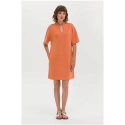 Kadın Kiremit Örme Elbise