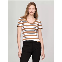 Stripe V-Neck Favorite T-Shirt