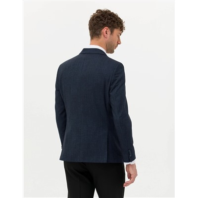Lacivert Klasik Blazer Ekstra Slim Fit Ceket