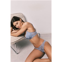 Sujetador push up encaje azul GORGEOUS