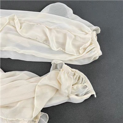 Шифоновая блузка с эффектом многослойности