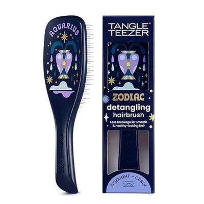Tangle Teezer Zodiac Ultimate Detangler Hairbrush for Wet & Dry Hair, Eliminates Knots & Reduces Breakage for All Hair Types, Aries