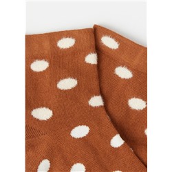 Kurze Socken mit Punktemuster