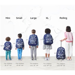 BEST SELLER Mackenzie Navy Dino Bones Glow-in-the-Dark Backpacks
