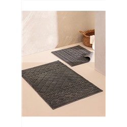 Madame Coco Panier Banyo Paspası - Antrasit - 60x100 cm BAPA0000000009