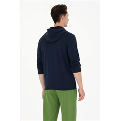 Erkek Lacivert Sweatshirt