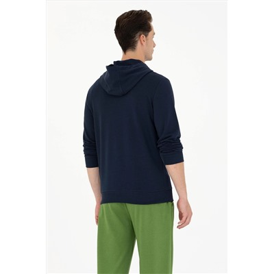 Erkek Lacivert Sweatshirt