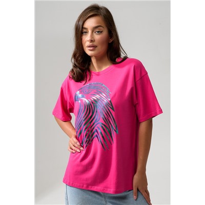 8555 Футболка оверсайз женская