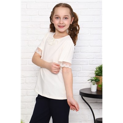 Олеся короткий рукав блузка детская