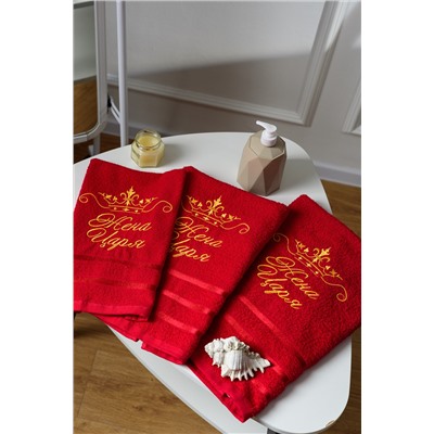 14418/3 Жена царя полотенце махровое плотность 350гр