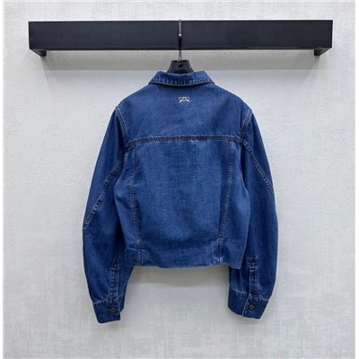 Джинсовая куртка  с лацканами    ЛОЕВ*Е 💛