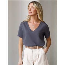 Футболка из премиального хлопка с эластаном