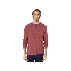 U.S. POLO ASSN. Space Dye Thermal Henley
