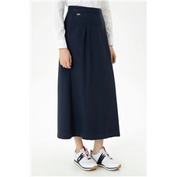 Kadın Lacivert Dokuma Etek