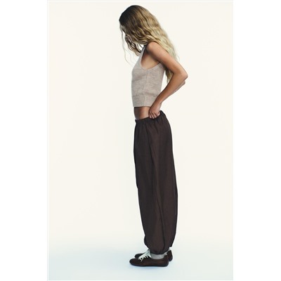 NYLON BALLOON TROUSERS