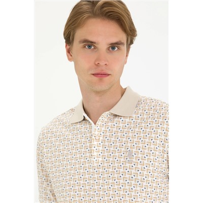 Erkek Taş Polo Yaka Tişört